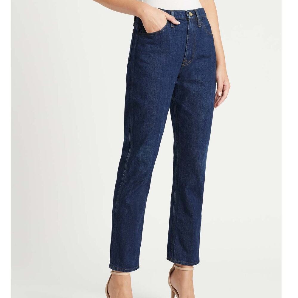 FRAME Le Italien High Rise Straight Leg Jeans Vintage Blue Women's 31